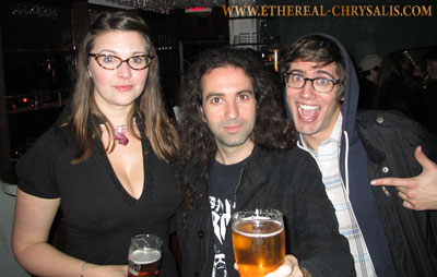 Bridget Van Voorden, SylDisjonk and Patrick "That was so fucking metal !" Gamez at Toronto After Dark Film Festival